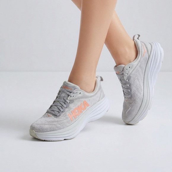 Hoka Shoes - Hoka Women’s Sneakers-Sz 9.5. Gray/light Coral.